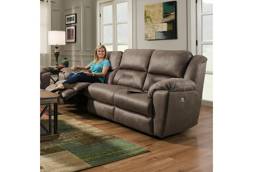 Pandora Reclining Sofa by Southern Motion at Esprit Decor Home Furnishings